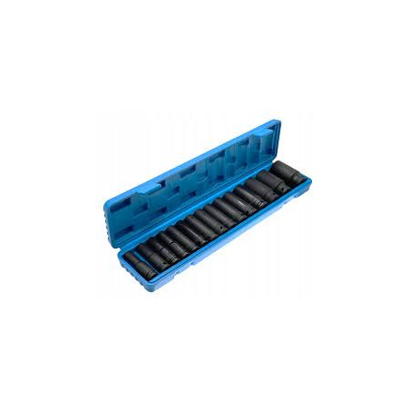 Nasadki udarowe długie 1/2" 15szt. /10-32/